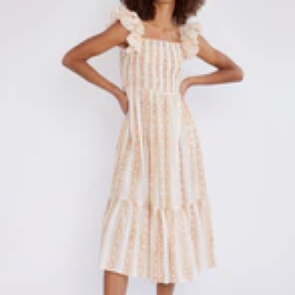 Mille Olympia Dress in Mumbai Stripe